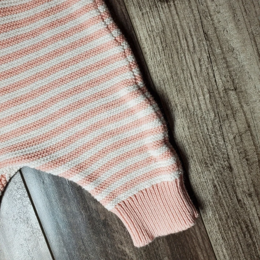 Carter's Matching Pink and White Fox 2 Pc Set Striped Pants 3 Months 3M NWOT